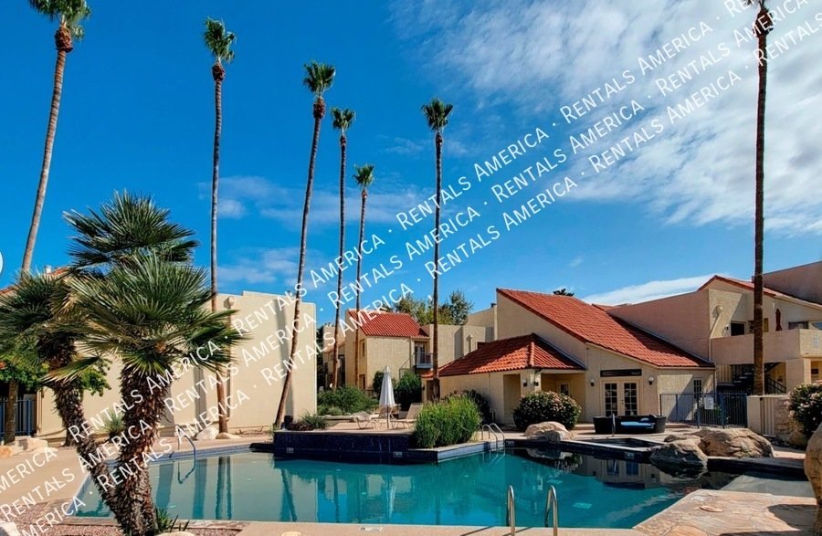 Modern condo with pool, gym property image