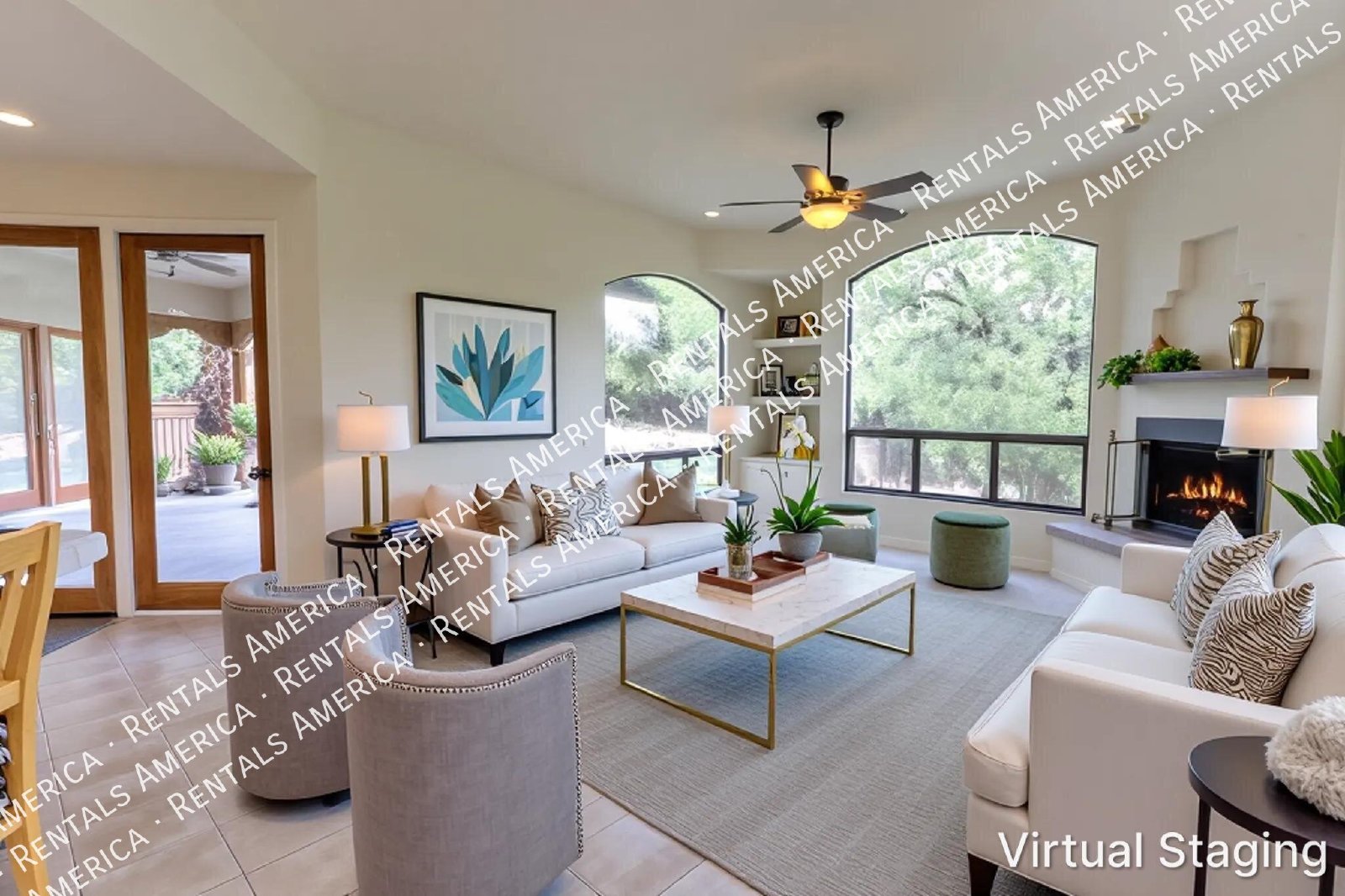 Beautiful 4 bedroom 3/5 bath Retreat with Mountain Views, Pool & Spa property image