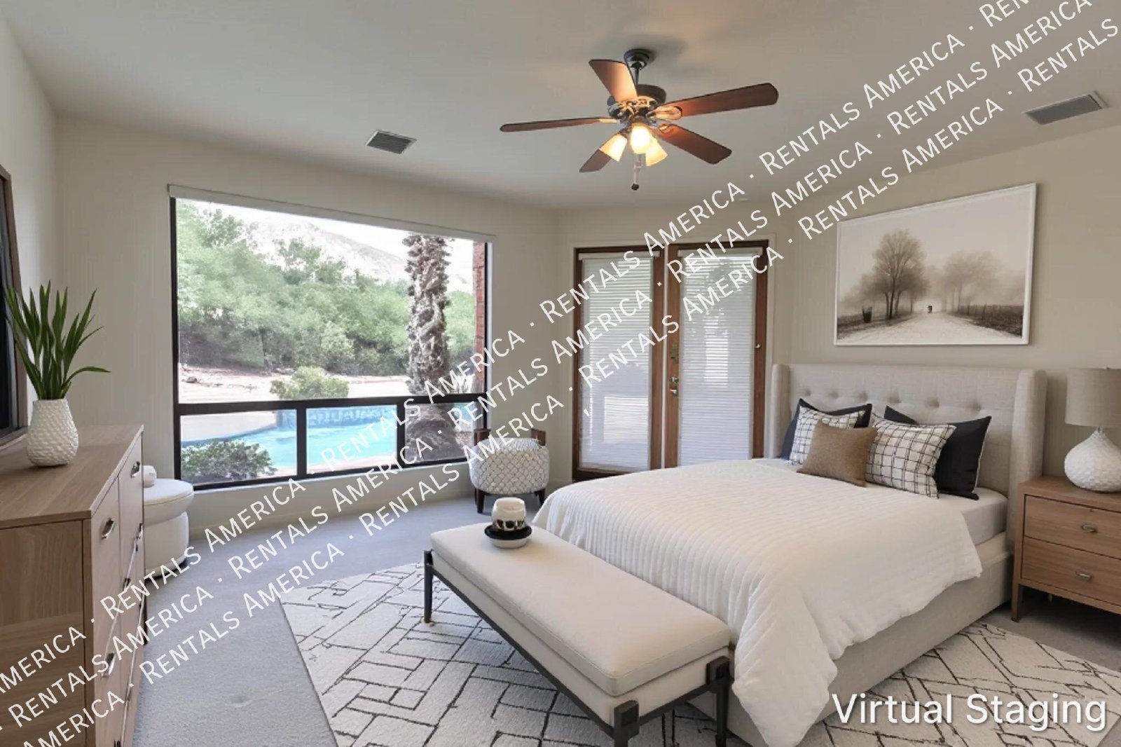Beautiful 4 bedroom 3/5 bath Retreat with Mountain Views, Pool & Spa property image